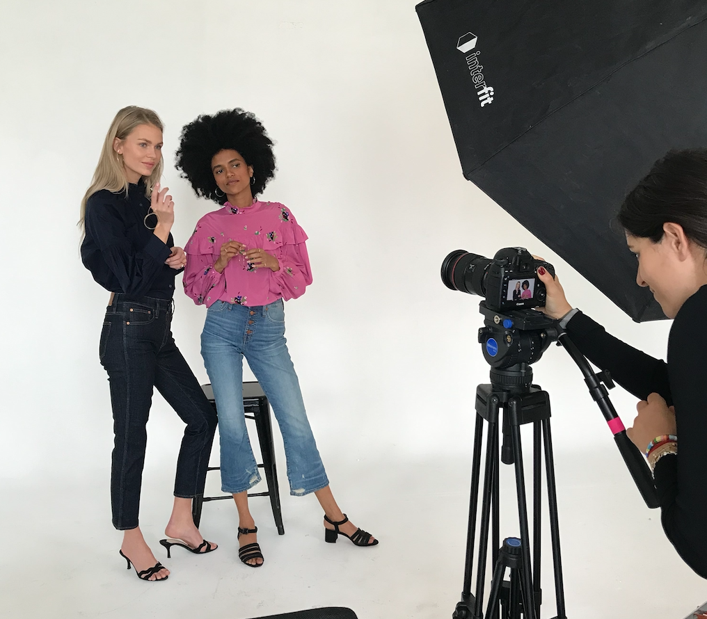 BTS our New Site Photoshoot