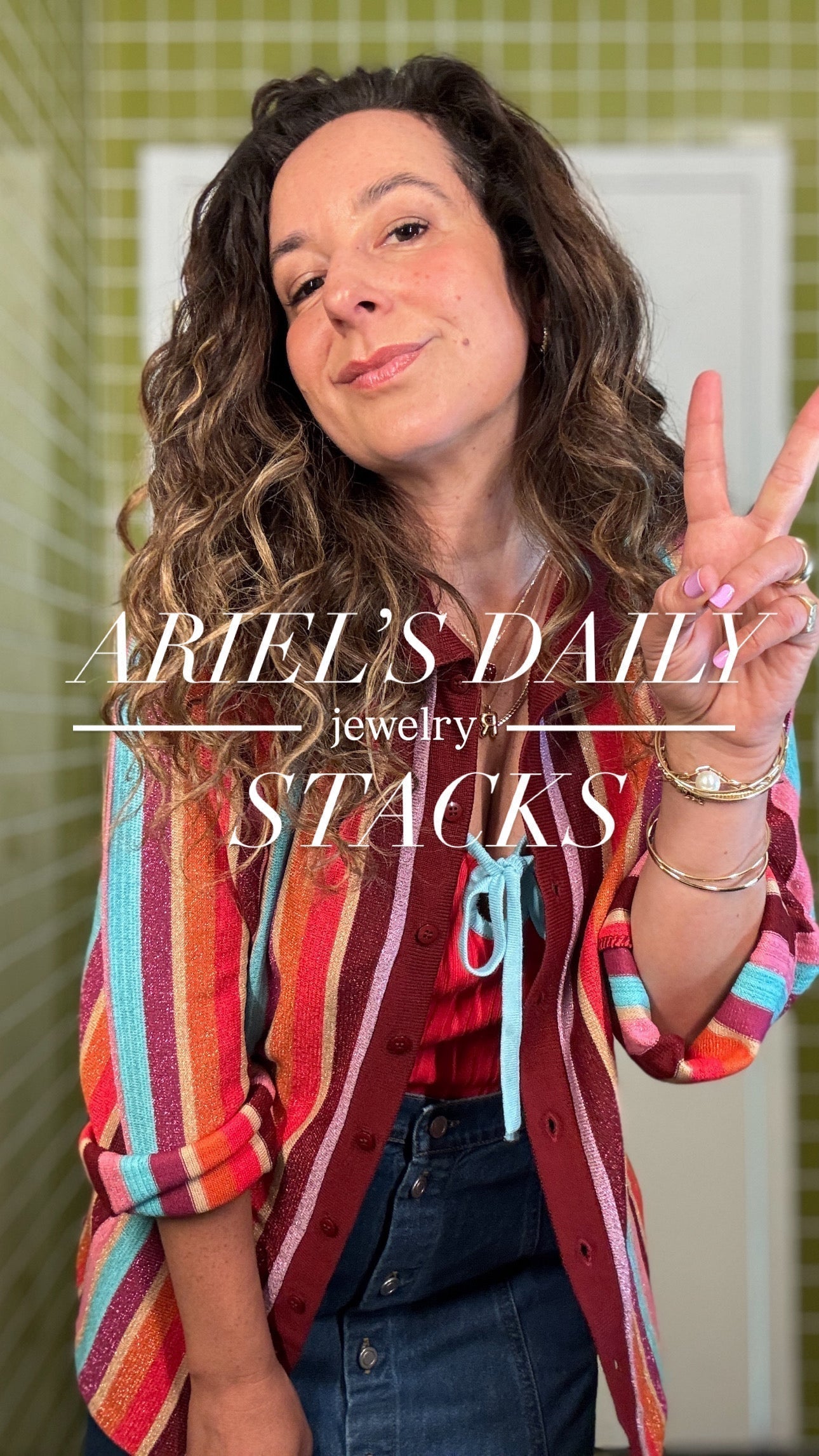 Social 15: Ariel's Daily Jewelry Stacks: Gold Bangers