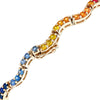 Scallop Rainbow Sapphire Tennis Bracelet - Scallop Rainbow Sapphire Tennis Bracelet -- Ariel Gordon Jewelry