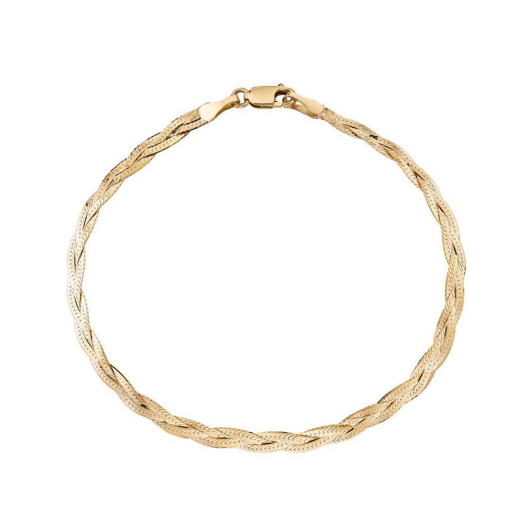 Braided Herringbone Bracelet -- Ariel Gordon Jewelry