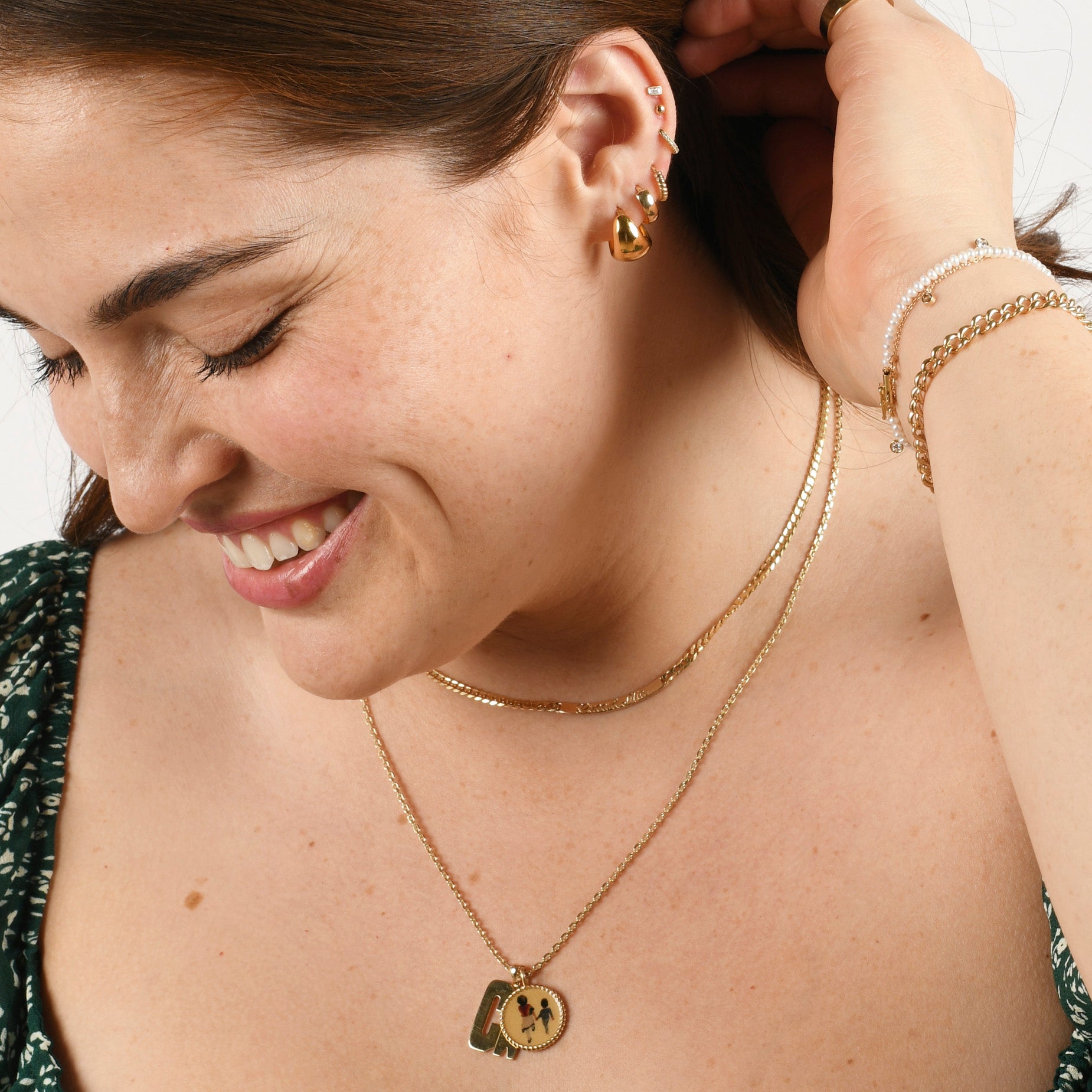 Twisted Petite Hoops
