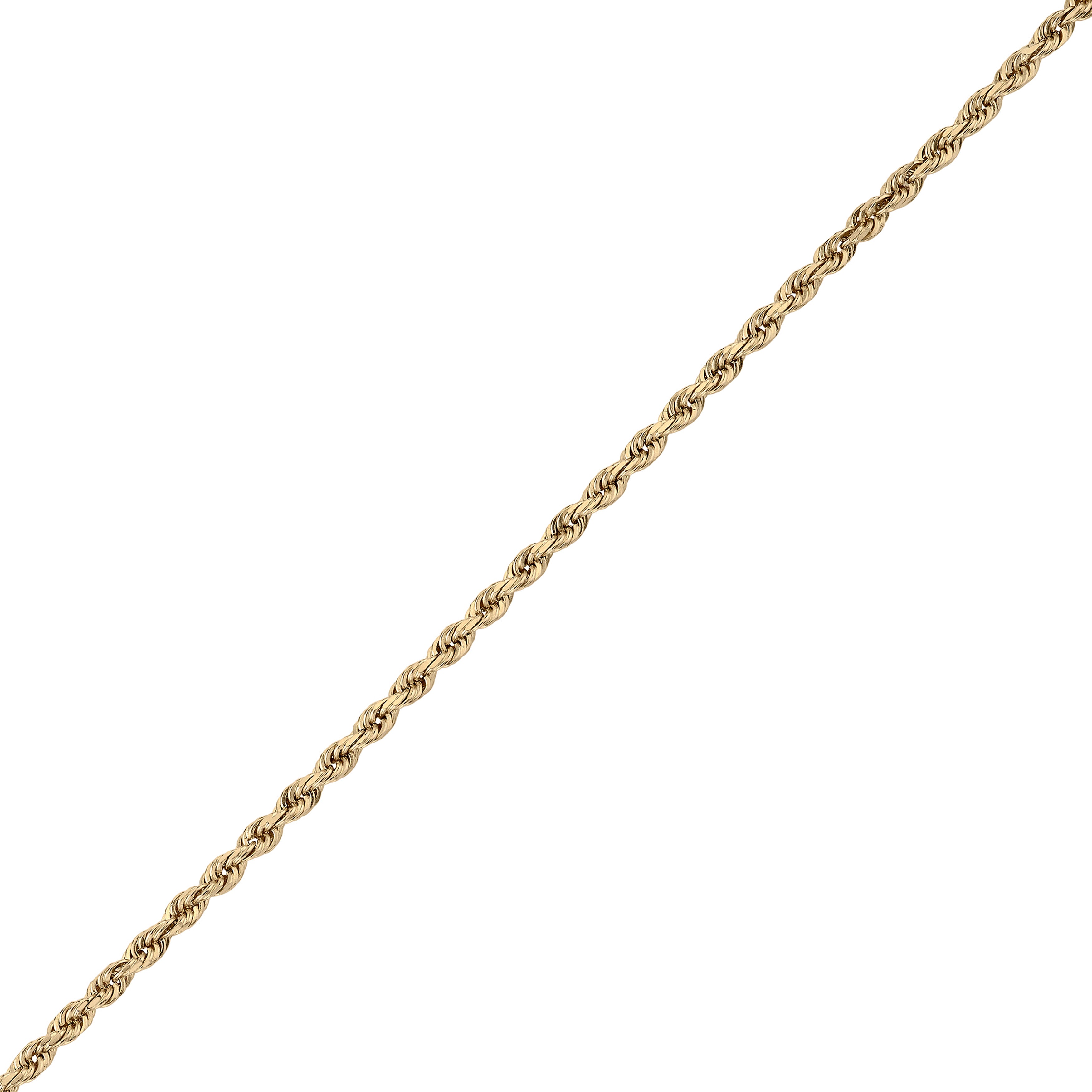 2.5mm Twisted Rope Chain Necklace