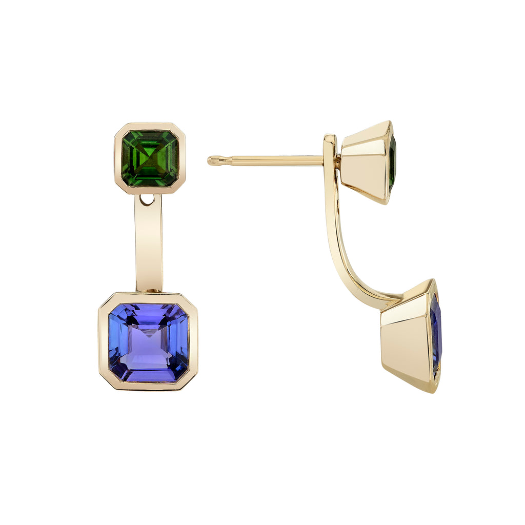 Toi et Moi Fern Gemstone Earring Set -- Ariel Gordon Jewelry