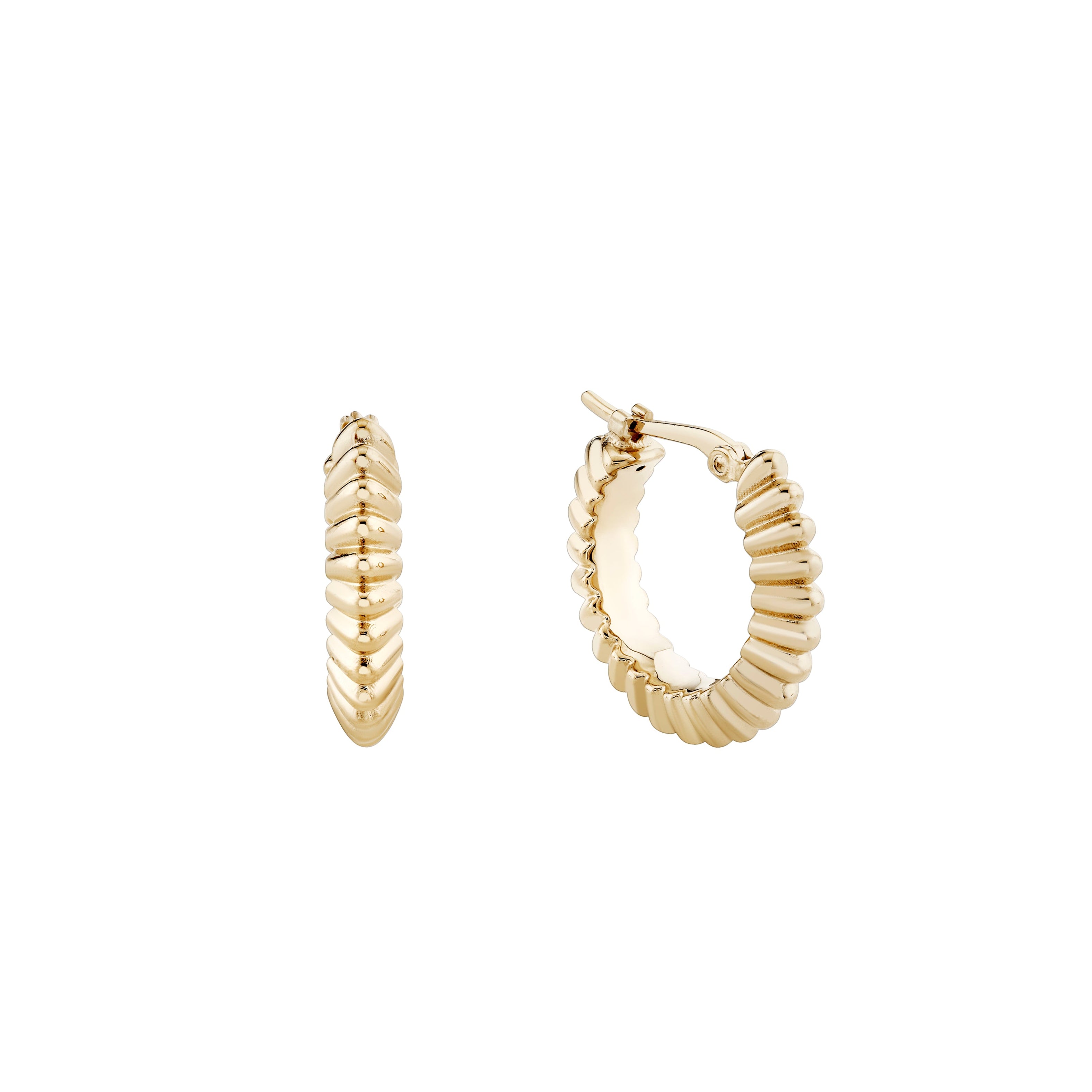 Ridged Knife Edge Helium Hoops