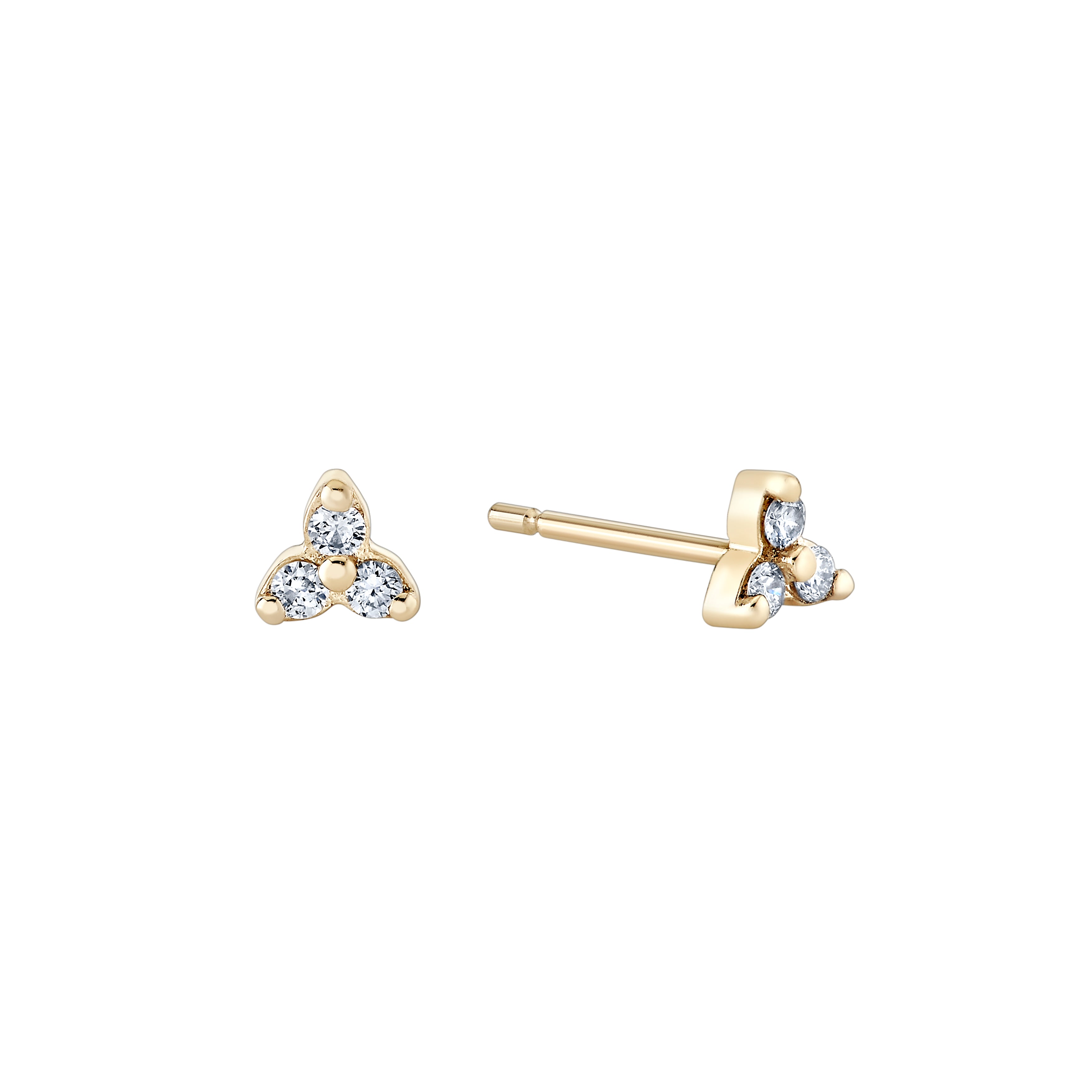 Diamond Arrow Studs
