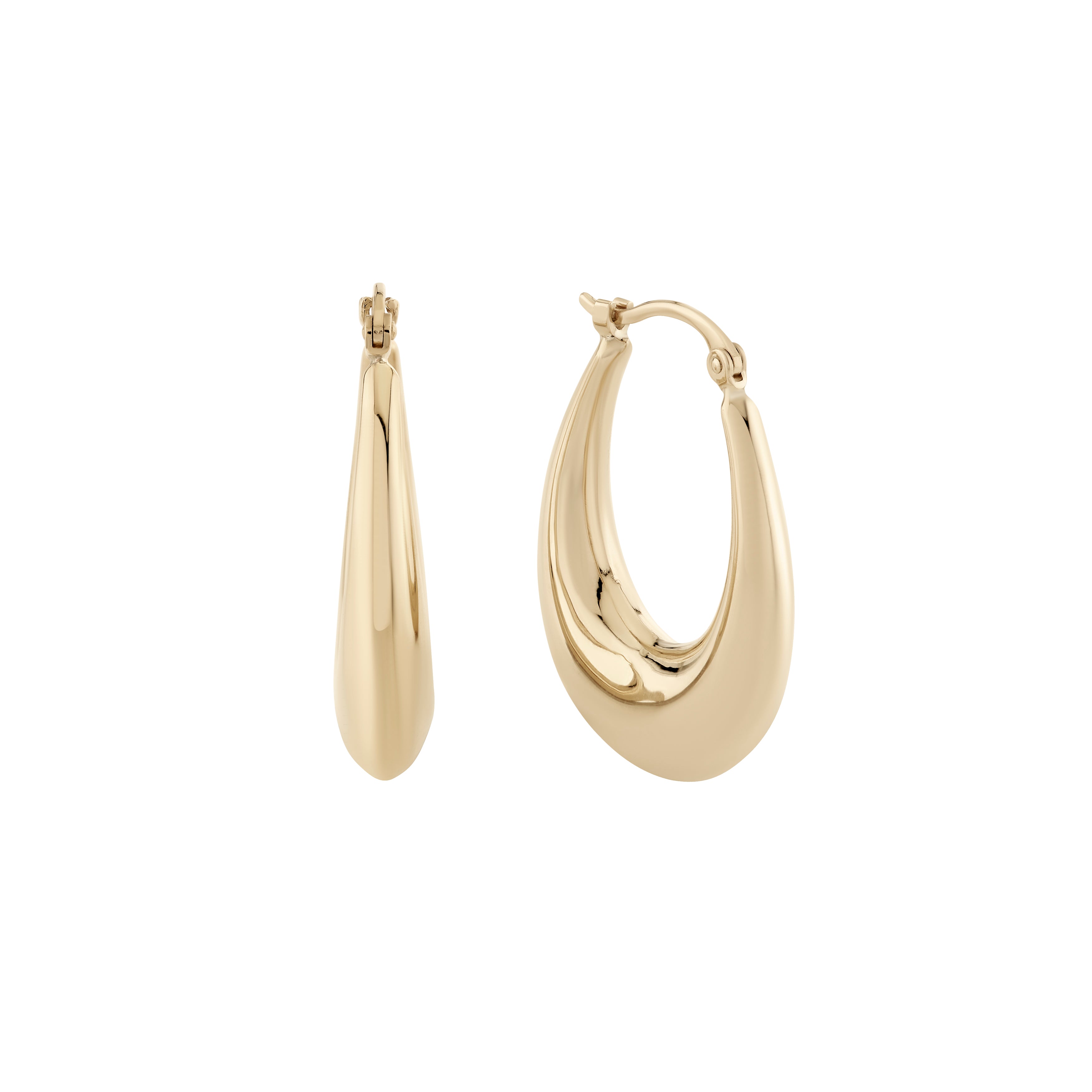 Helium Teardrop Hoops