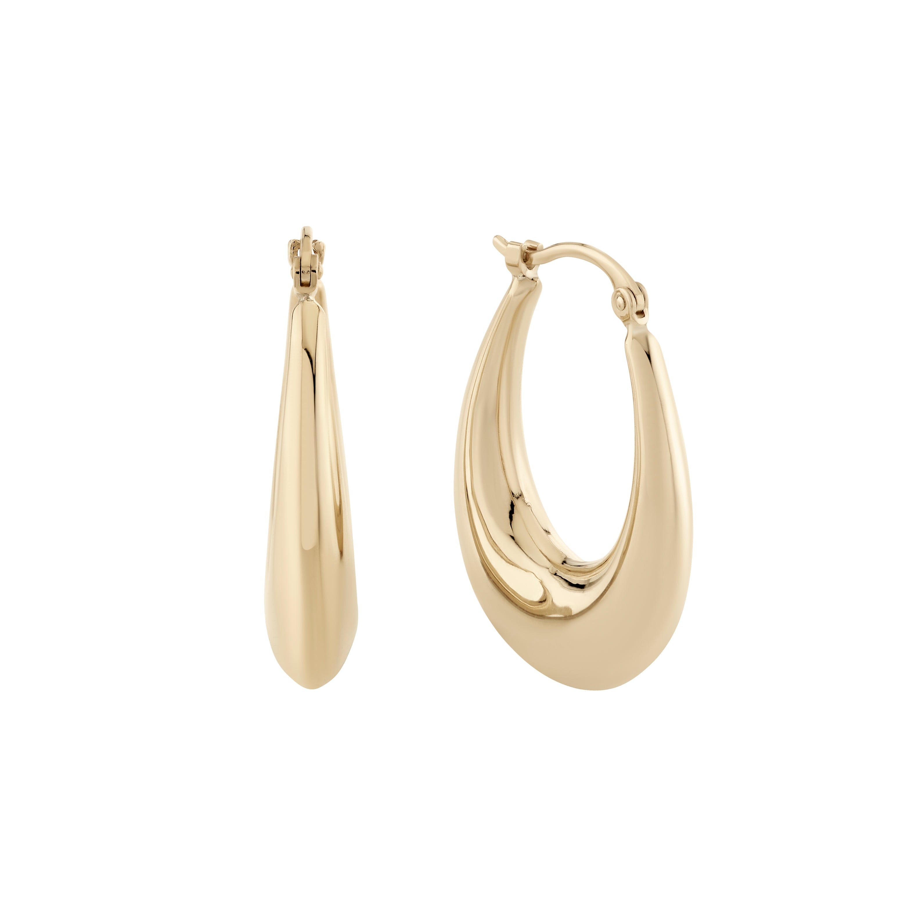 Helium Teardrop Hoops