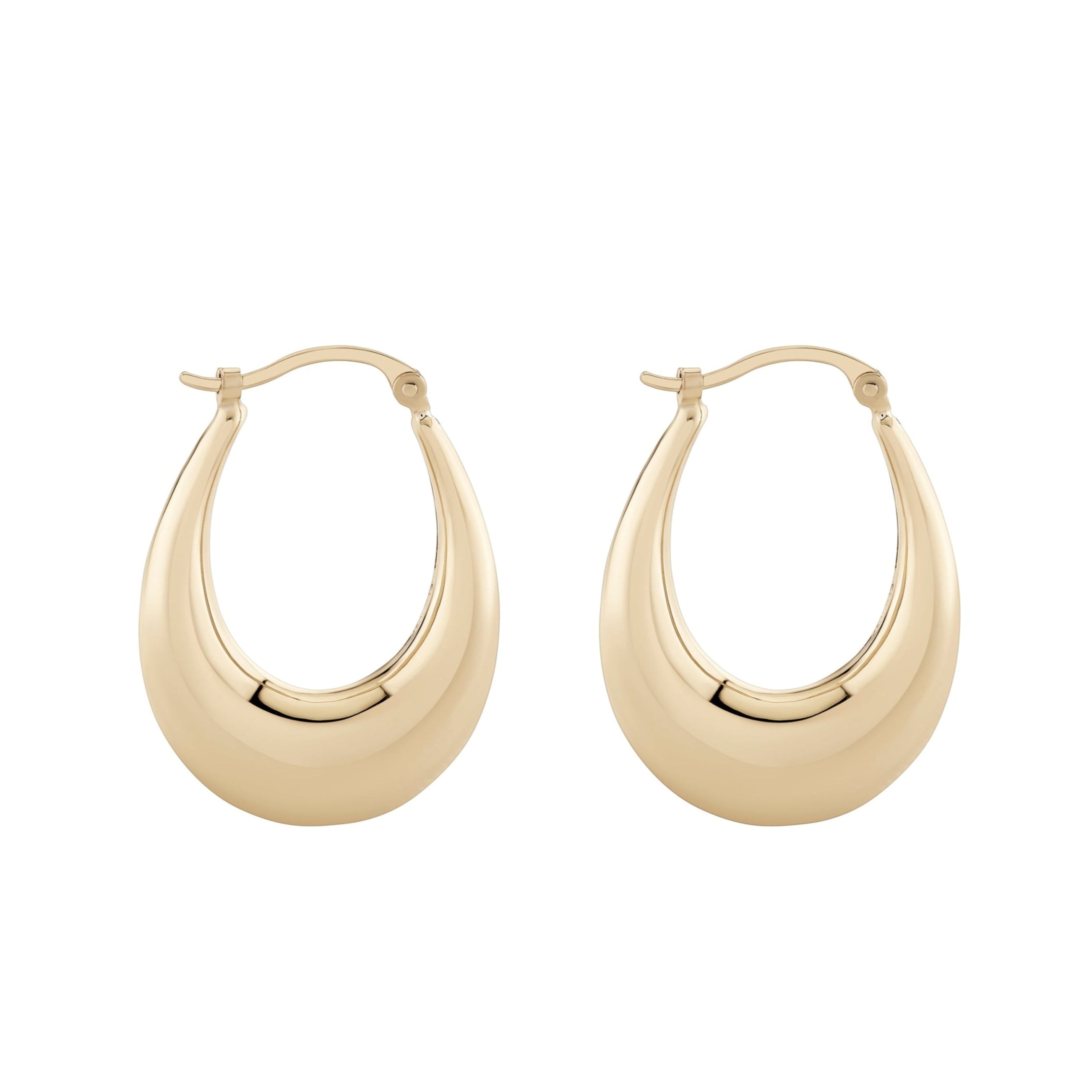 Helium Teardrop Hoops