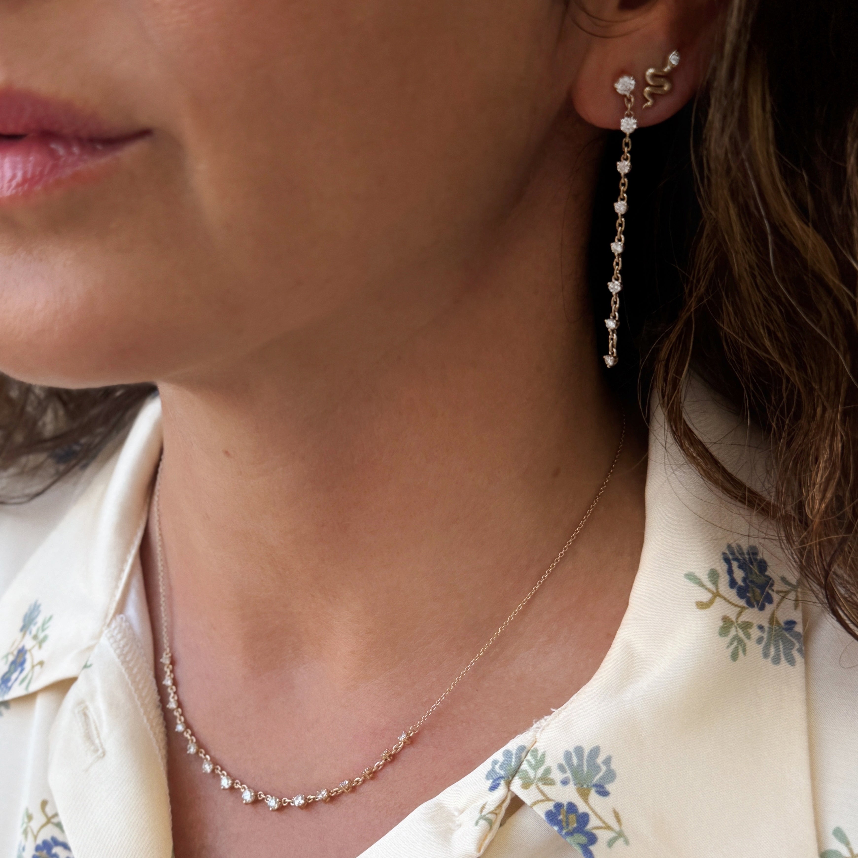 Grande Diamond Cascade Necklace