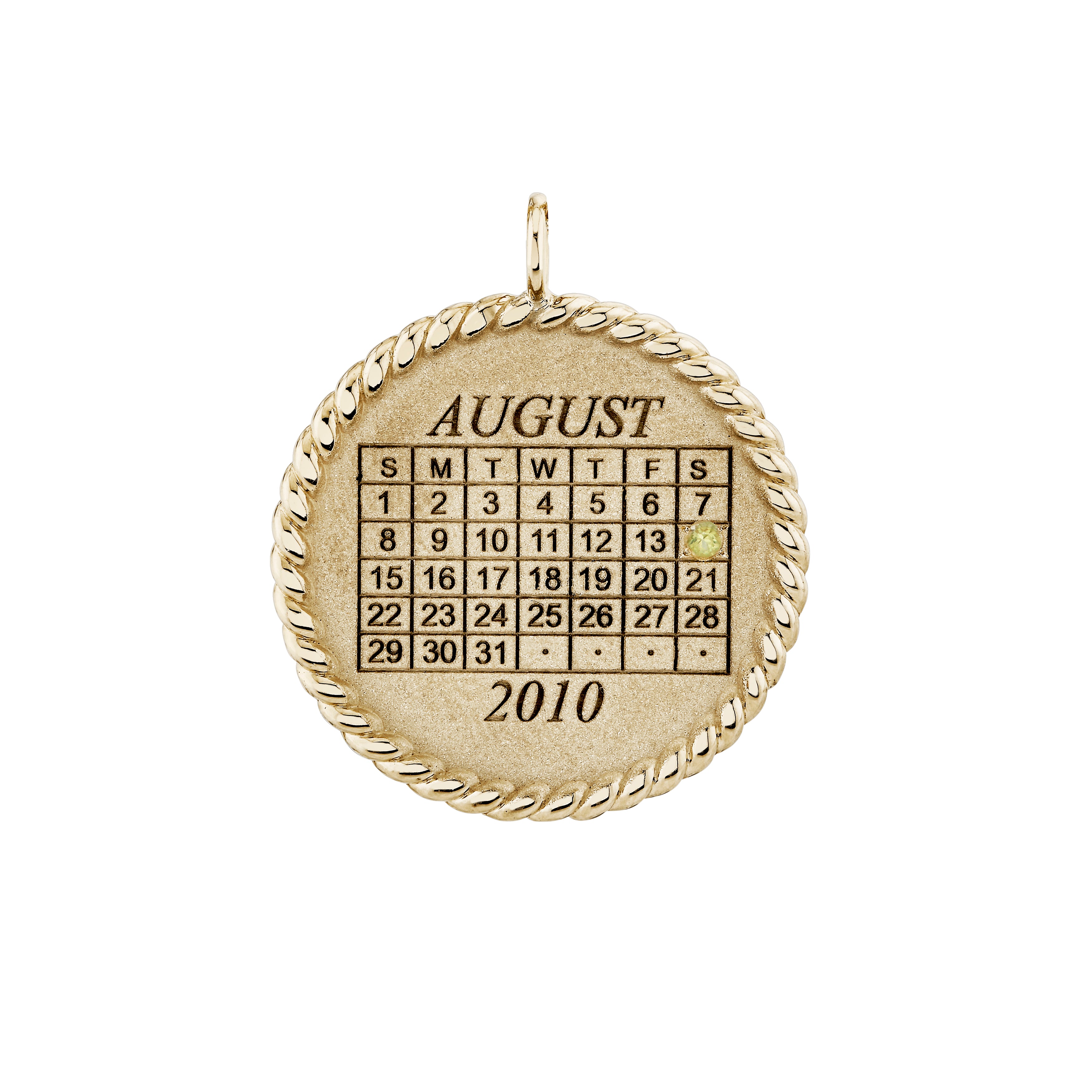 Imperial Calendar Pendant
