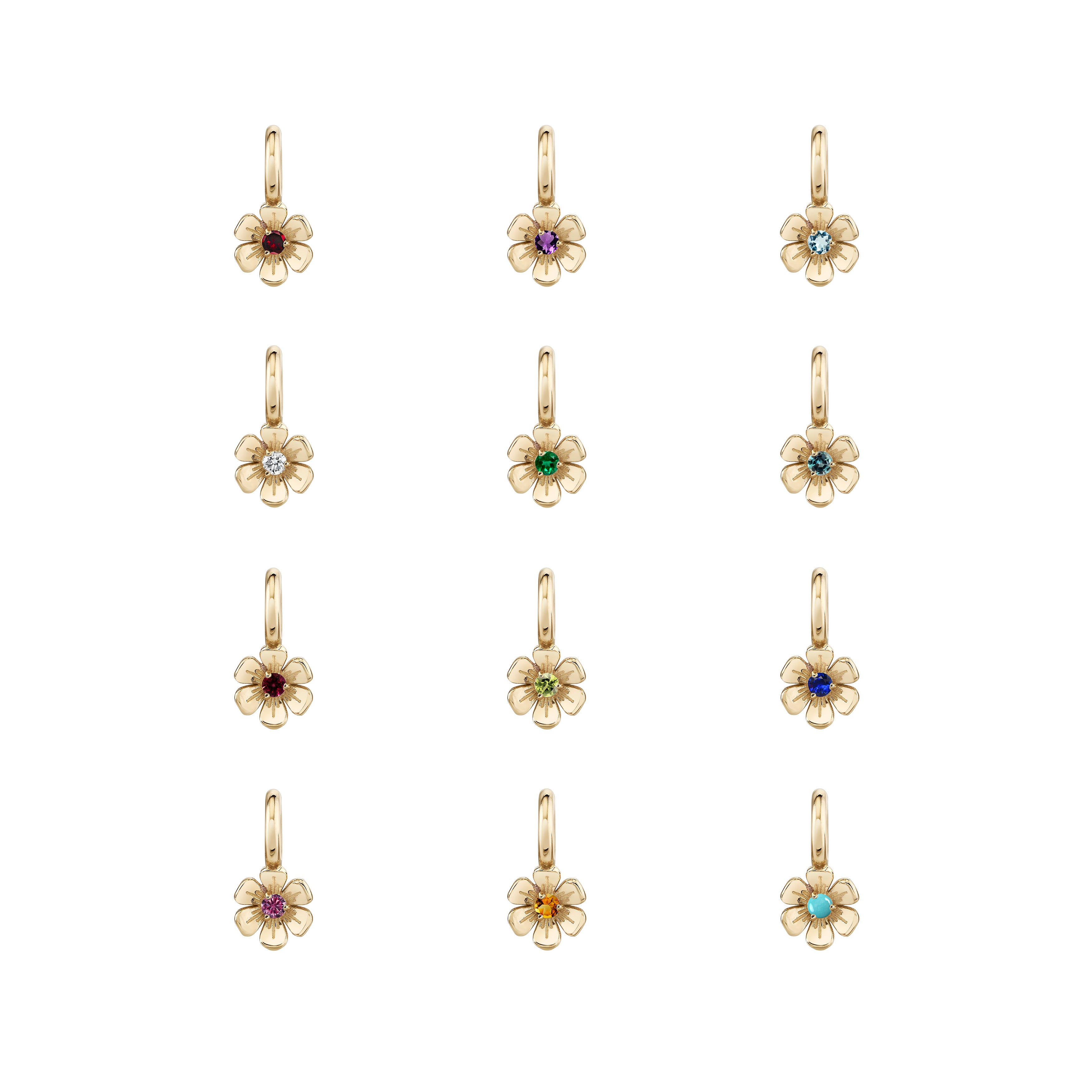 In Bloom Birthstone Charm