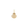 Petite Scallop Shell Charm - Petite Scallop Shell Charm -- Ariel Gordon Jewelry