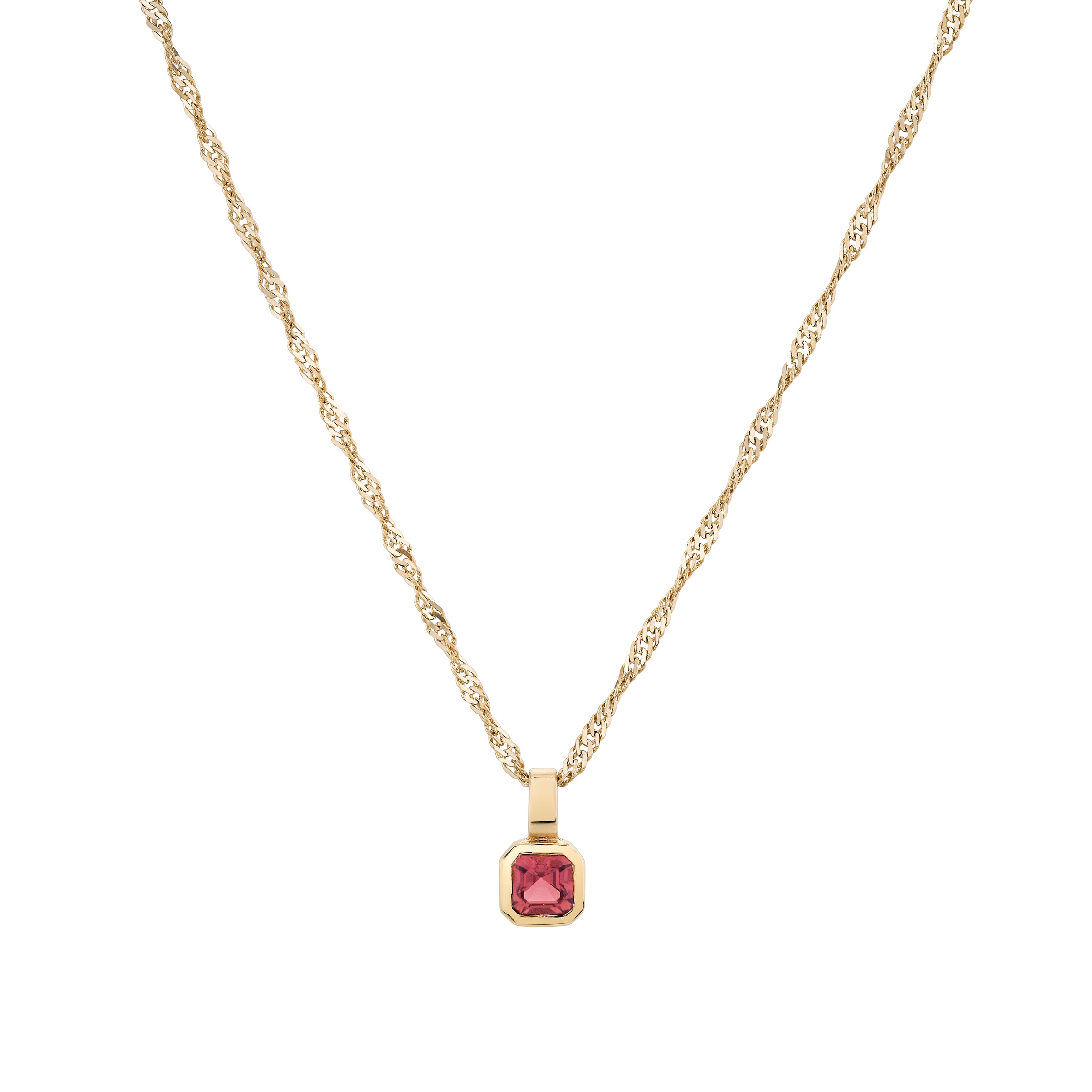 Petite Dahlia Asscher Charm