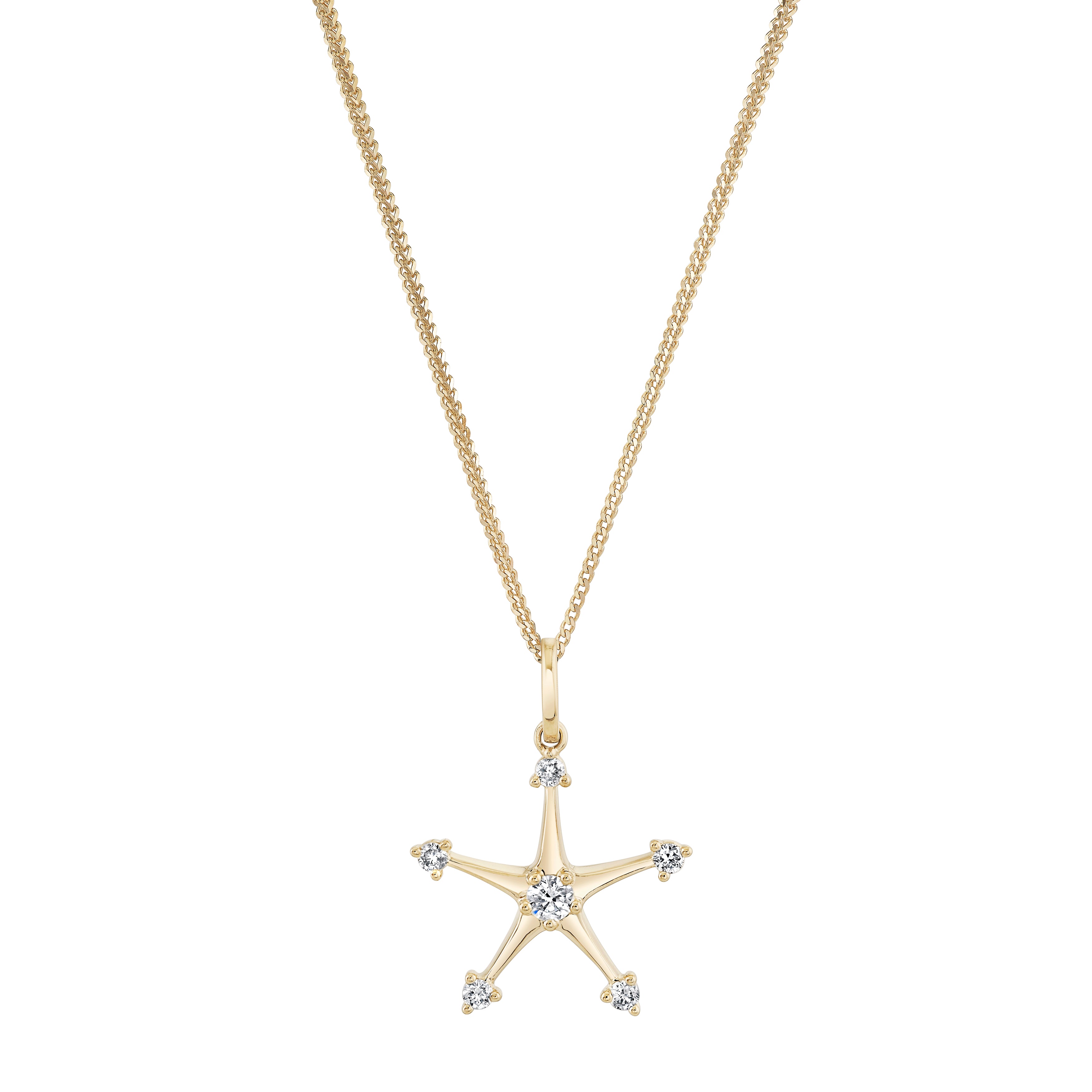 North Star Diamond Pendant