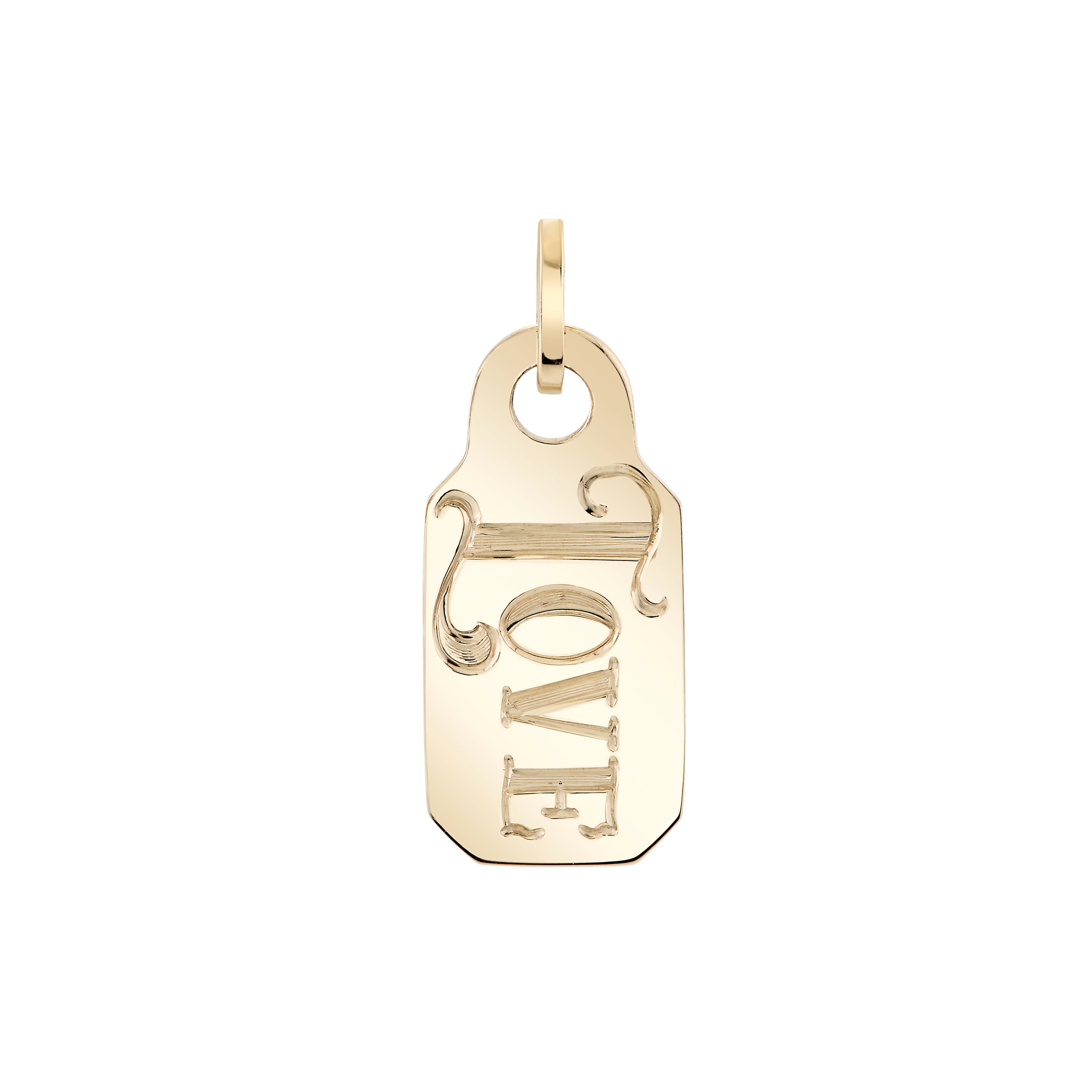 Price Tag Signet Charm