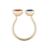 Toi et Moi Dahlia Gemstone Ring - Toi et Moi Dahlia Gemstone Ring -- Ariel Gordon Jewelry