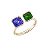 Toi et Moi Fern Gemstone Ring - Toi et Moi Fern Gemstone Ring -- Ariel Gordon Jewelry