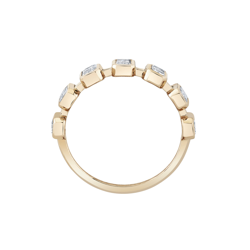 Emerald Cut Diamond Stacking Ring -- Ariel Gordon Jewelry