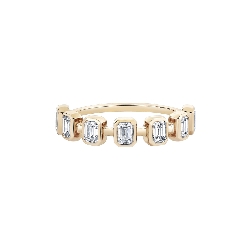 Emerald Cut Diamond Stacking Ring -- Ariel Gordon Jewelry