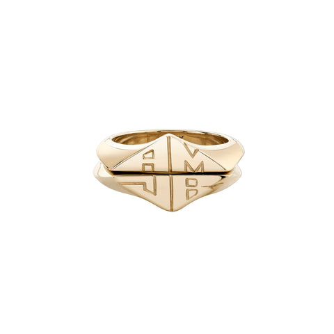 Twin Signet Ring