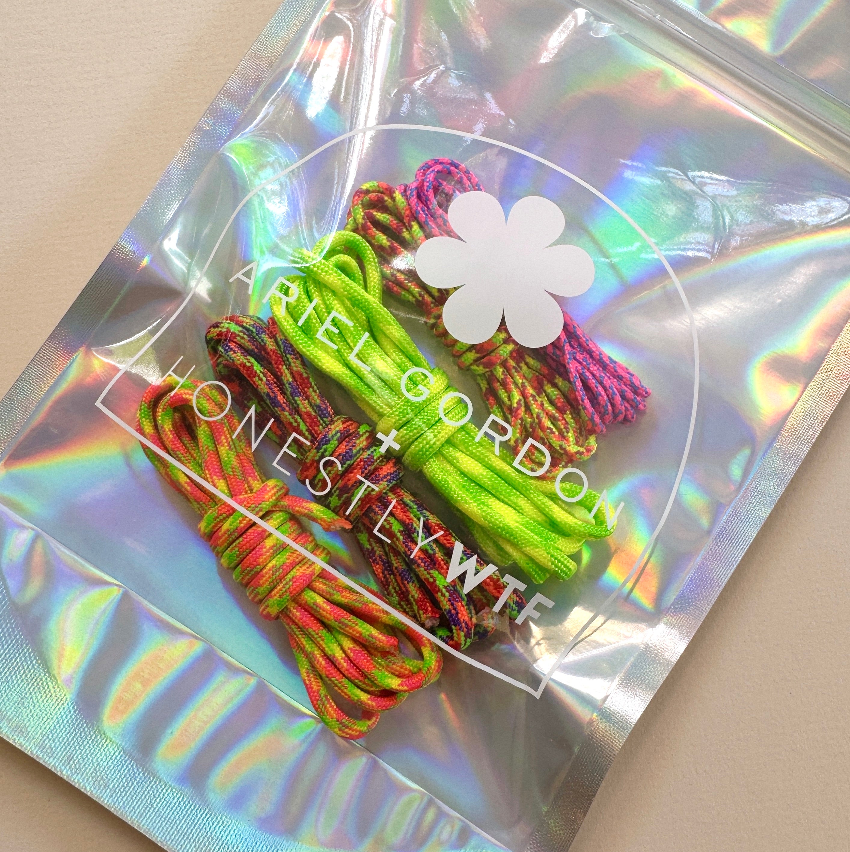 AGJ x HonestlyWTF:  DIY Knotty (extra) Rope Kits Neon Dream