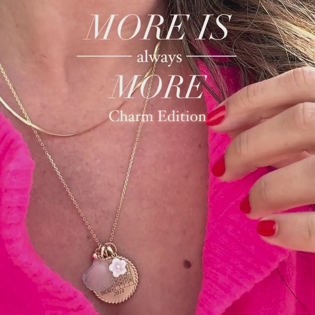 Petite Puffed Heart Charm