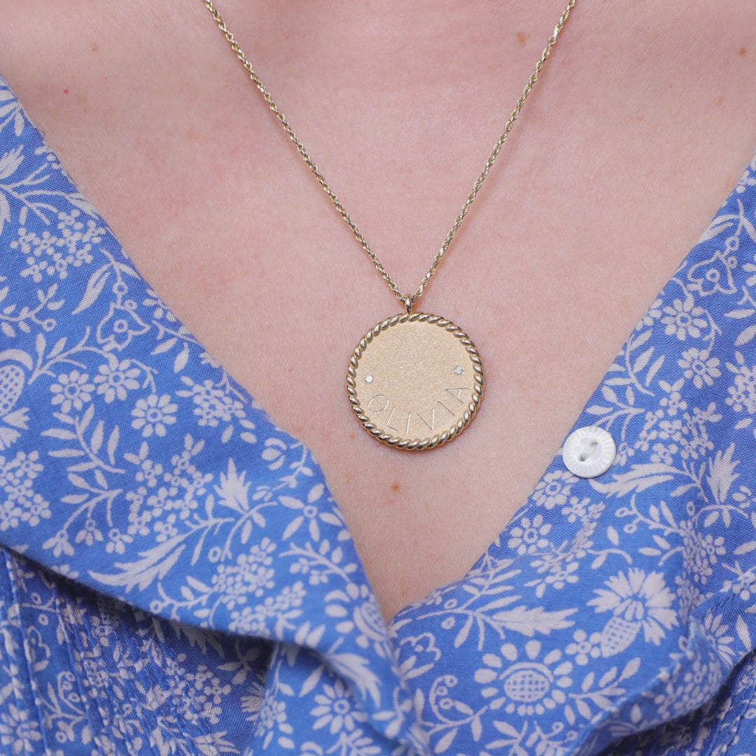 Diamond Hex Pendant