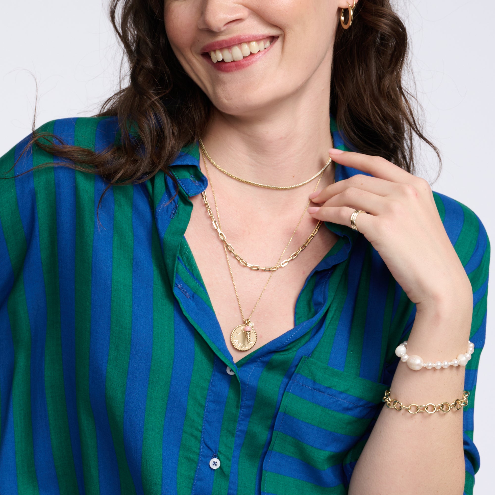 Diamond Hex Pendant