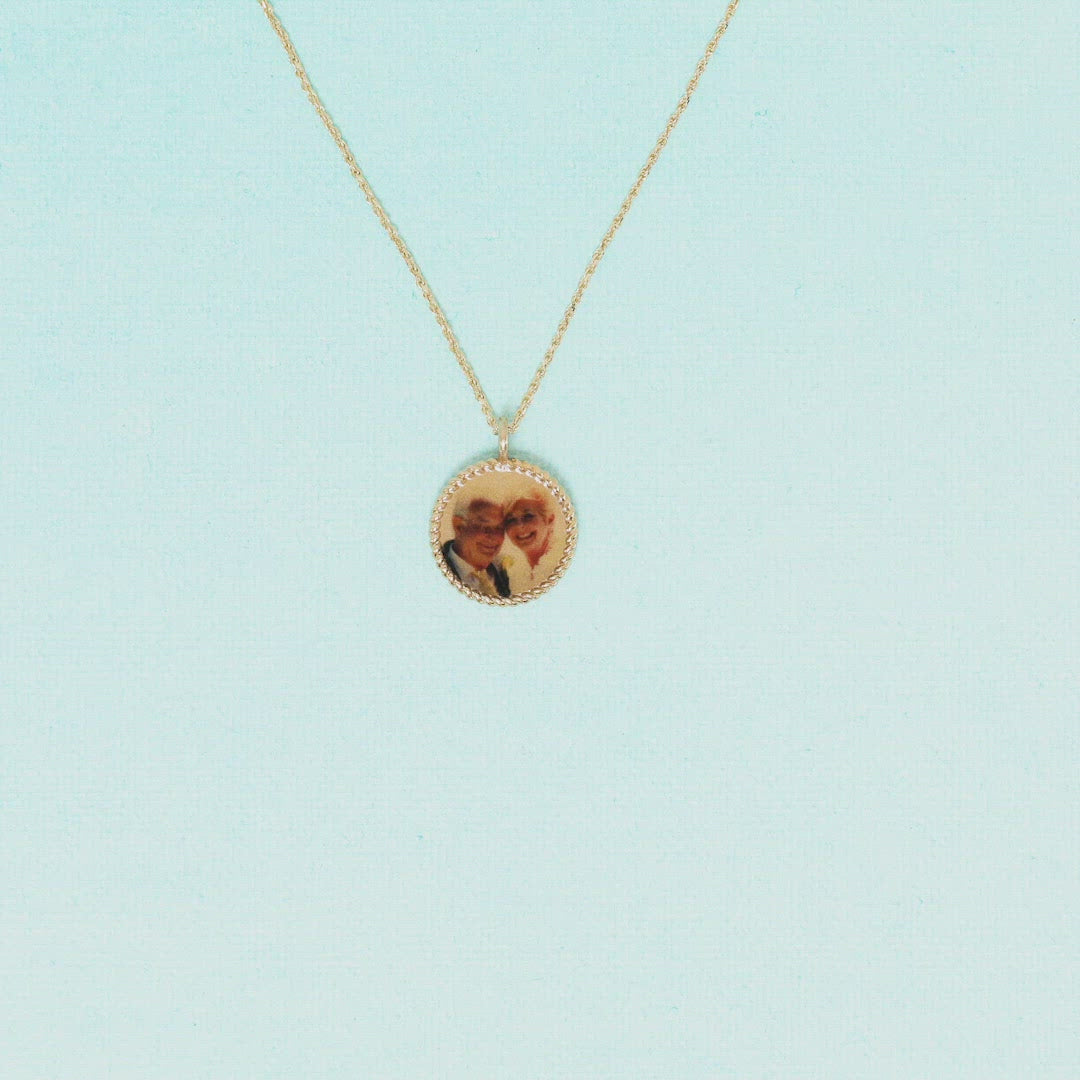 Imperial Portrait Pendant Necklace