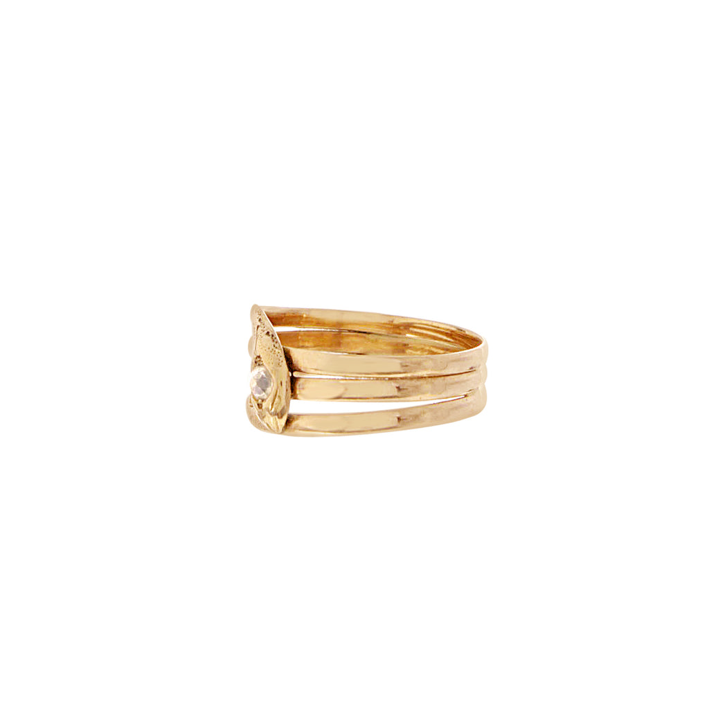 Rose Gold Snake Ring -- Ariel Gordon Jewelry