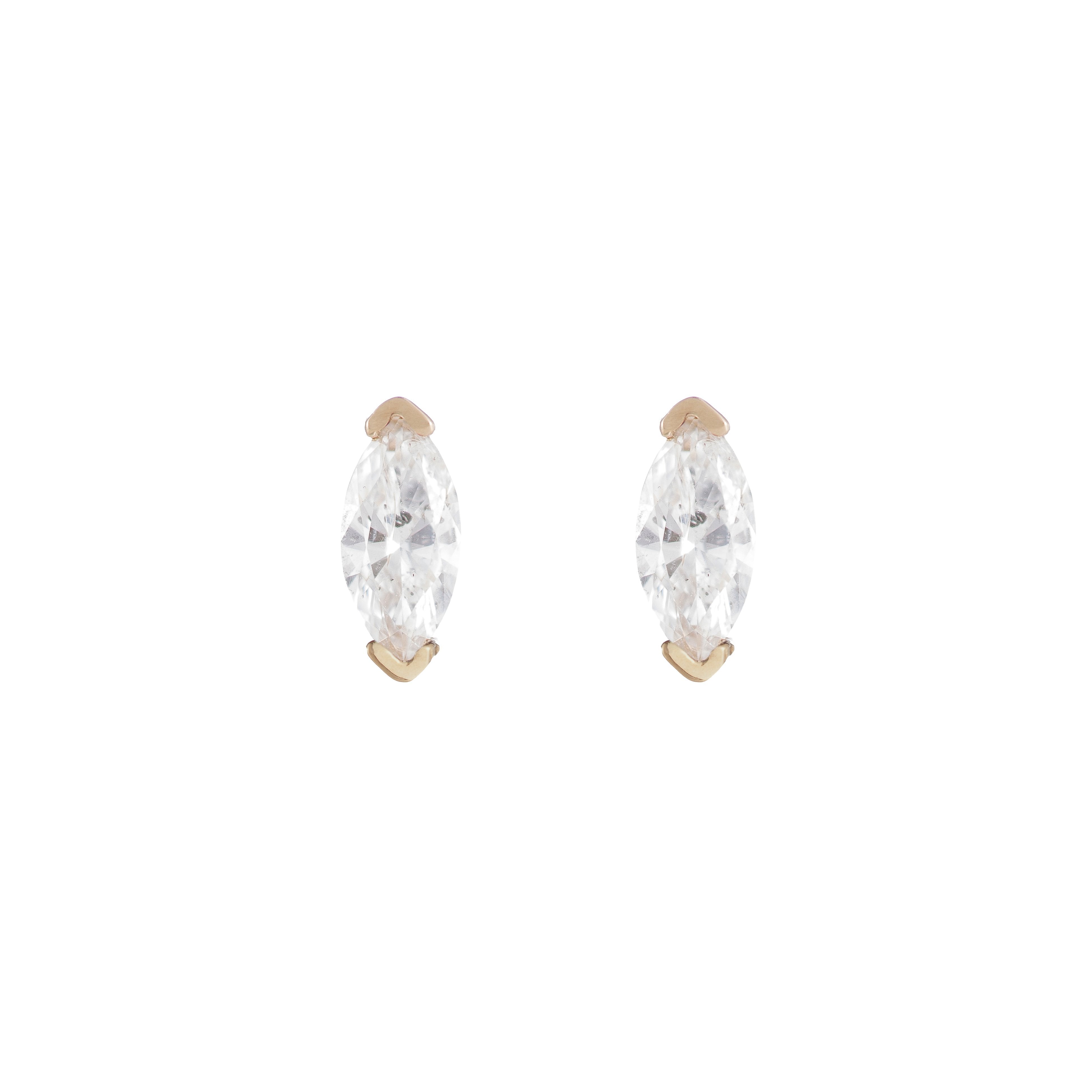 Marquise Wink Studs