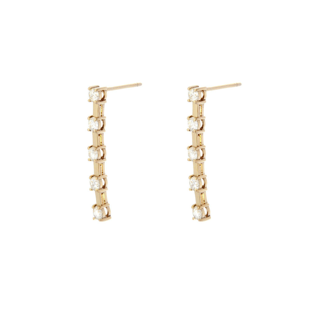 Standard Diamond Tennis Drop Earrings -- Ariel Gordon Jewelry