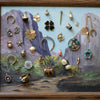 Pearl Enamel Horseshoe Pendant - Pearl Enamel Horseshoe Pendant -- Ariel Gordon Jewelry