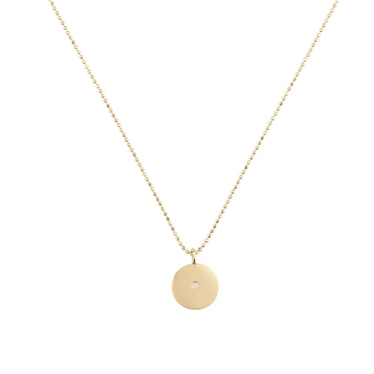 Little Circle Pendant Necklace -- Ariel Gordon Jewelry