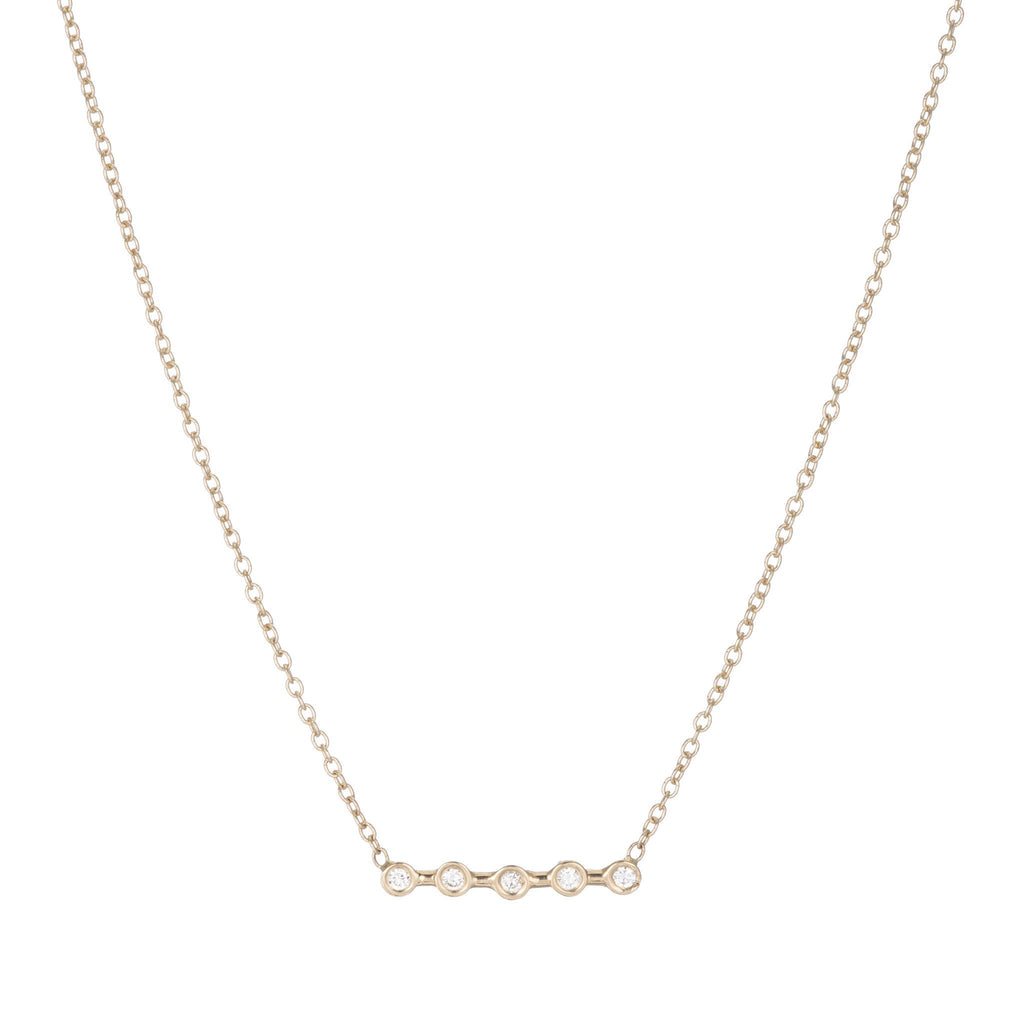 Diamond Horizon Necklace -- Ariel Gordon Jewelry