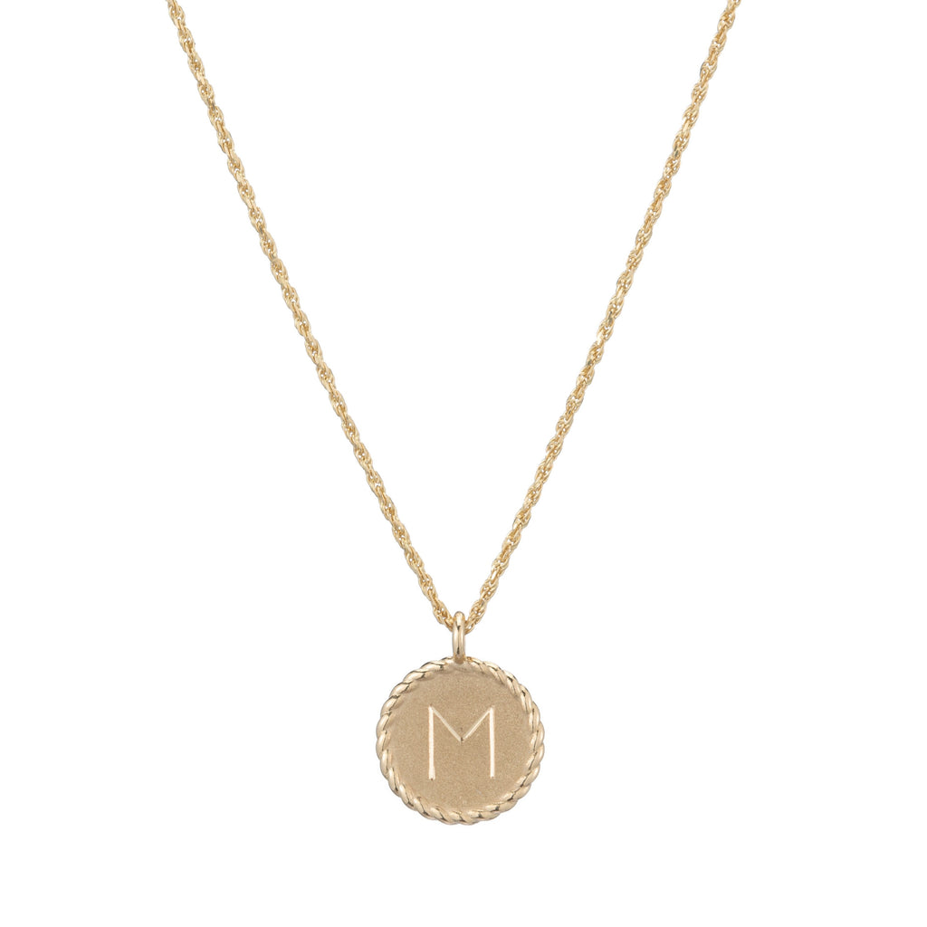Mini Imperial Disc Pendant Necklace -- Ariel Gordon Jewelry