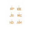 Moniker Initial Charm - Moniker Initial Charm -- Ariel Gordon Jewelry
