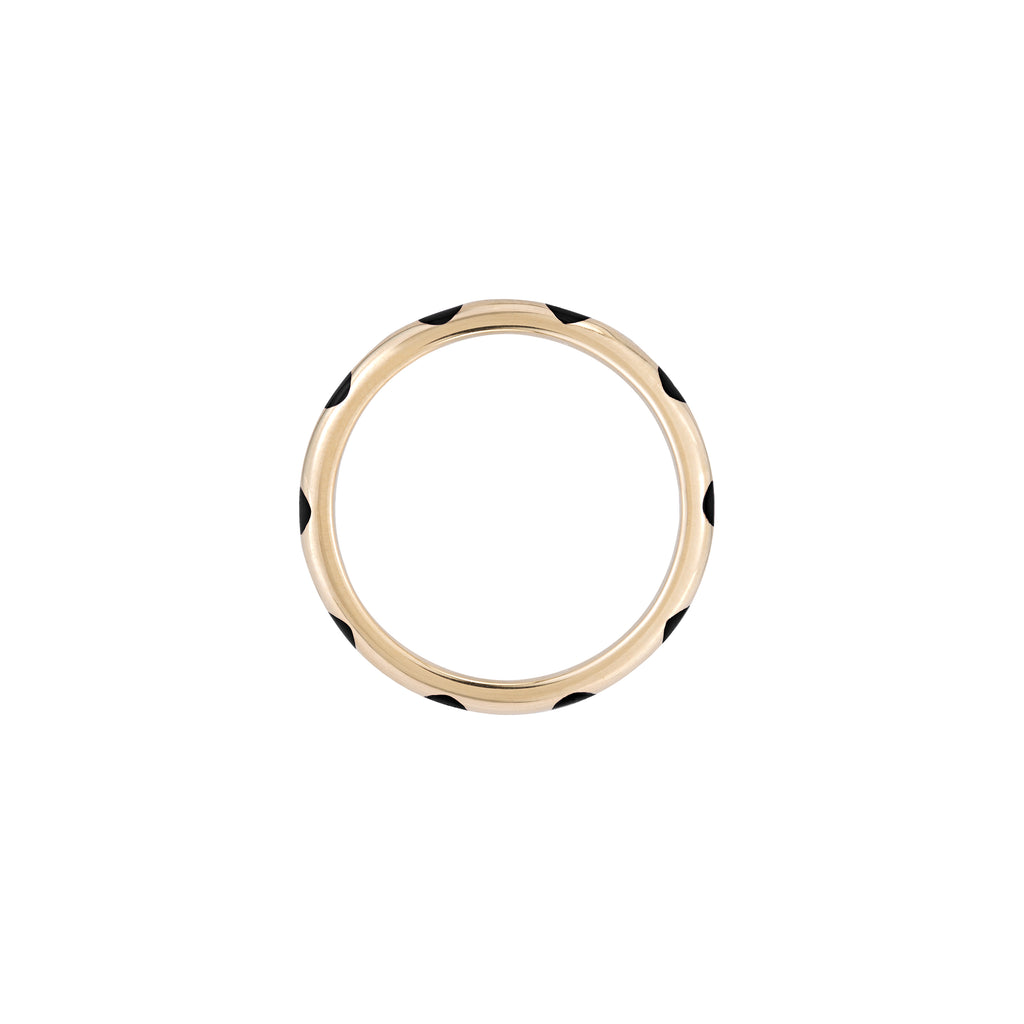 Mini Dottie Enamel Ring -- Ariel Gordon Jewelry