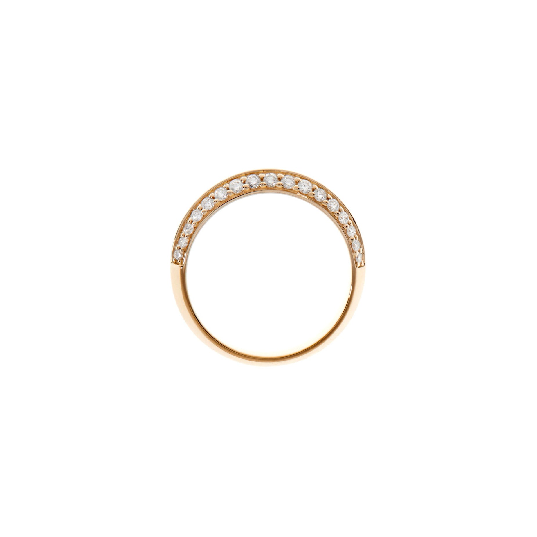 Pavé Knife Edge Ring