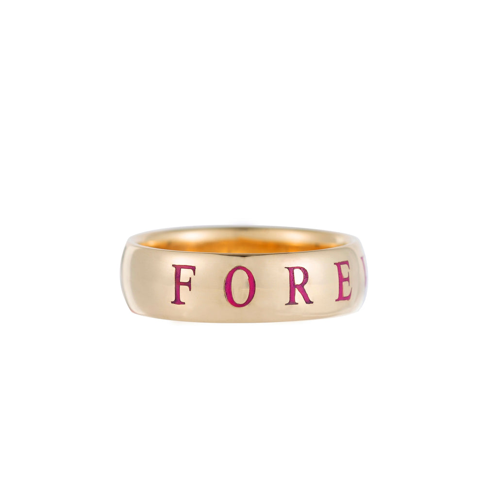 Enamel Ode Ring -- Ariel Gordon Jewelry