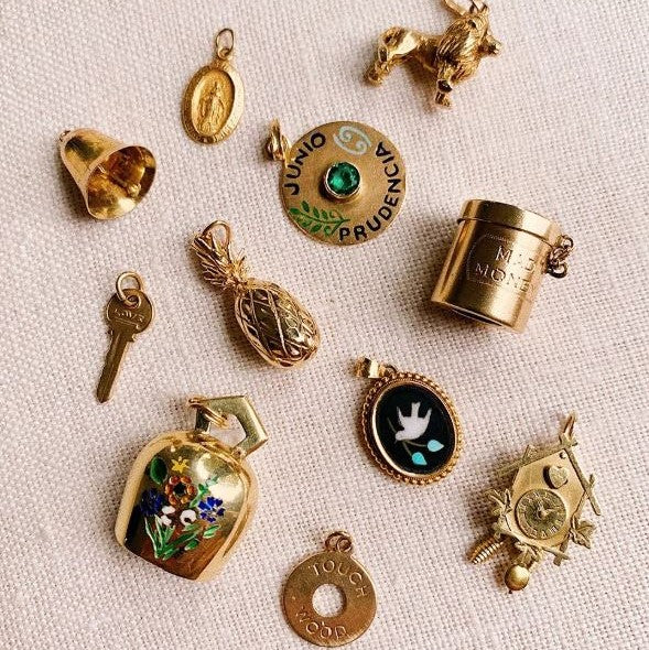 Gold Bell Charm -- Ariel Gordon Jewelry