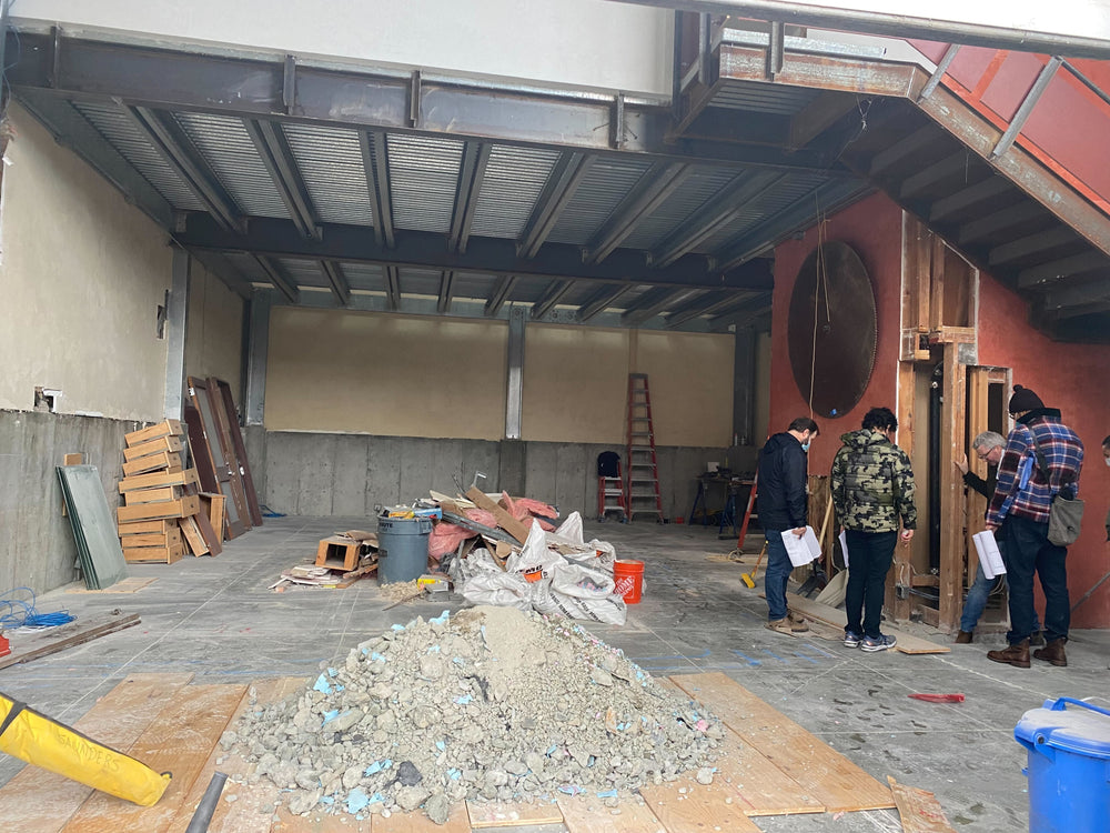 #BTS Construction Of Our New Berkeley Studio