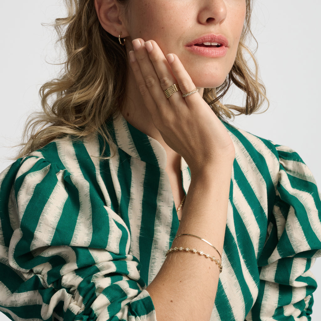Bamboo Hoops -- Ariel Gordon Jewelry