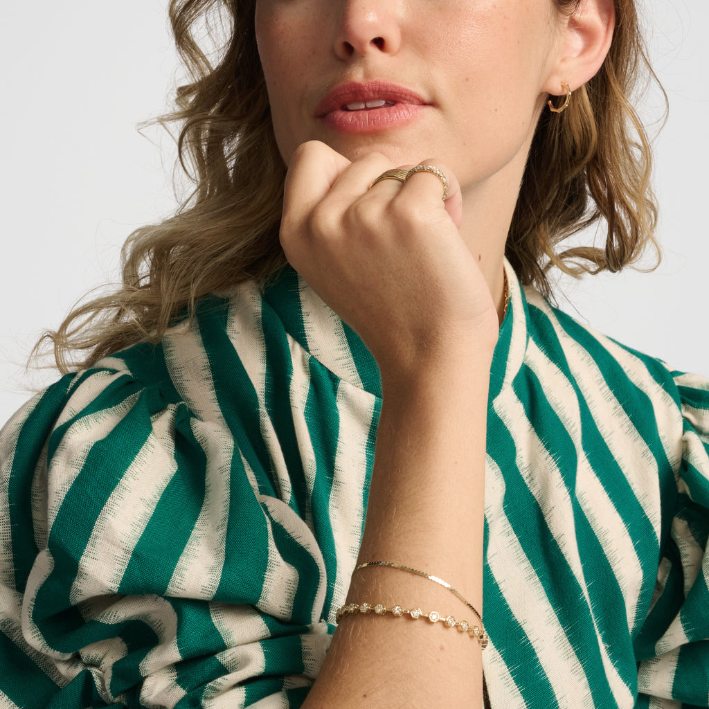 Bamboo Hoops -- Ariel Gordon Jewelry