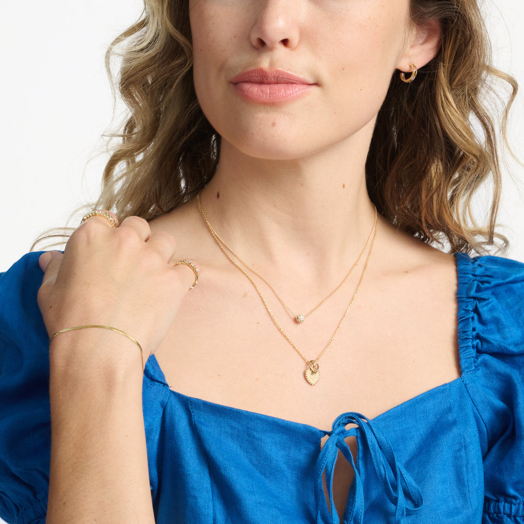 Fern Gemstone Hoops -- Ariel Gordon Jewelry