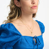 Fern Gemstone Hoops - Fern Gemstone Hoops -- Ariel Gordon Jewelry