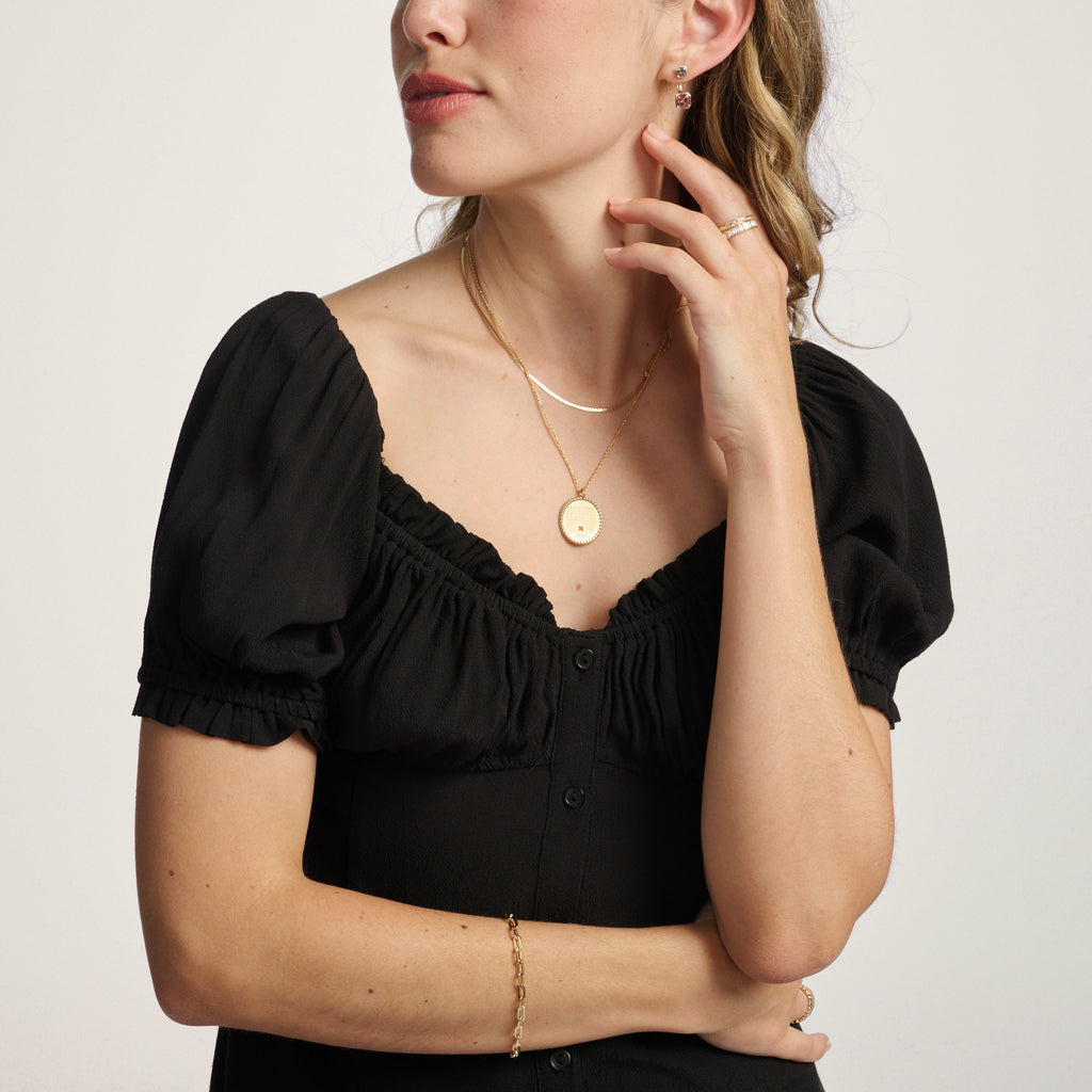 Toi et Moi Dahlia Gemstone Earring Set -- Ariel Gordon Jewelry