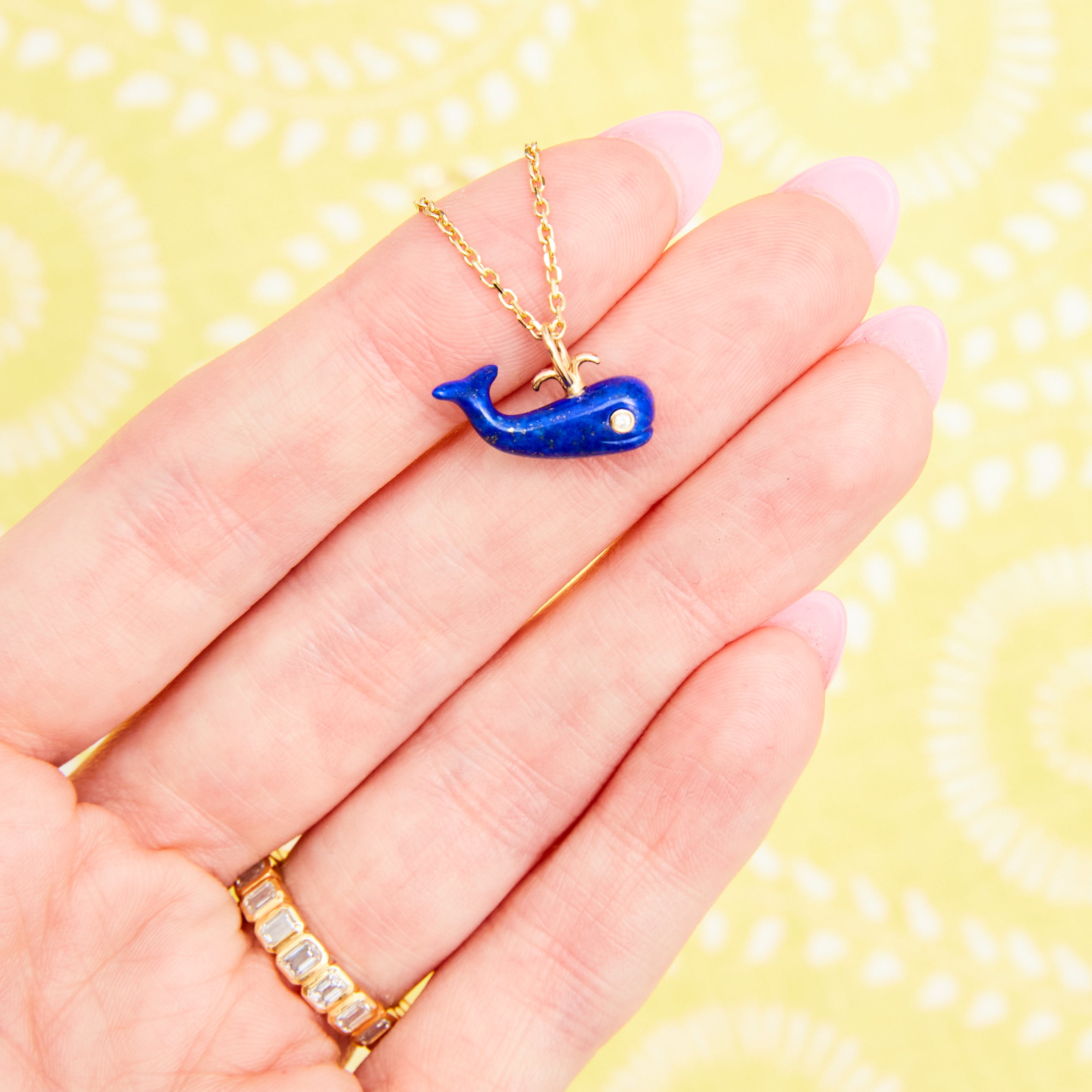 米軍 実物 SWEETHEART JEWELRY 魚雷イヤリング Lapis Migrating Whale Charm – Ariel Gordon