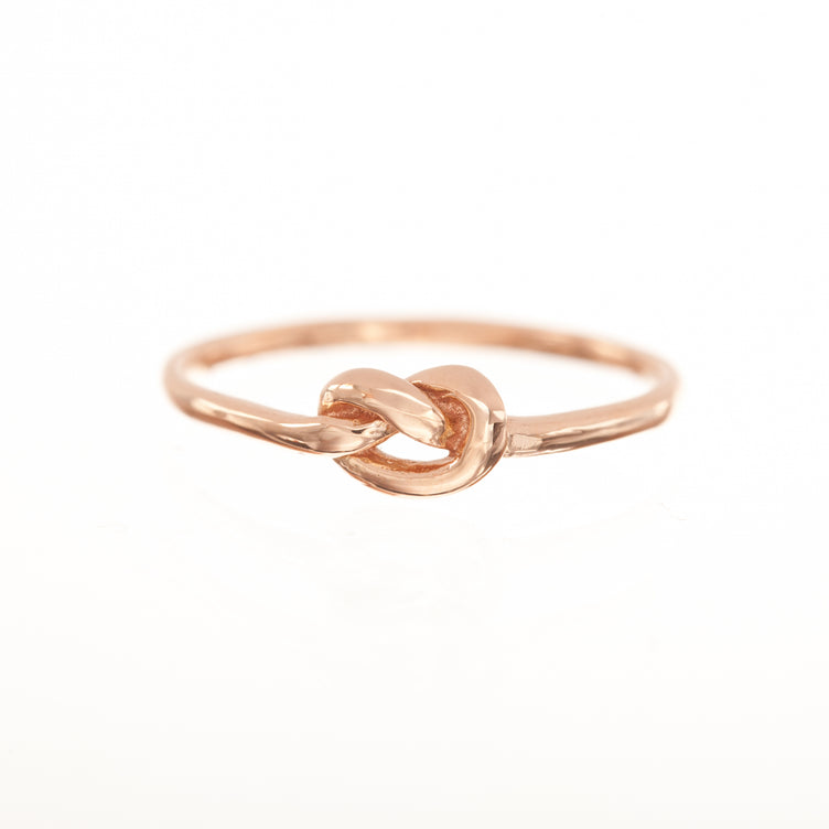 Love Knot Ring - Rose Gold & Sterling Silver