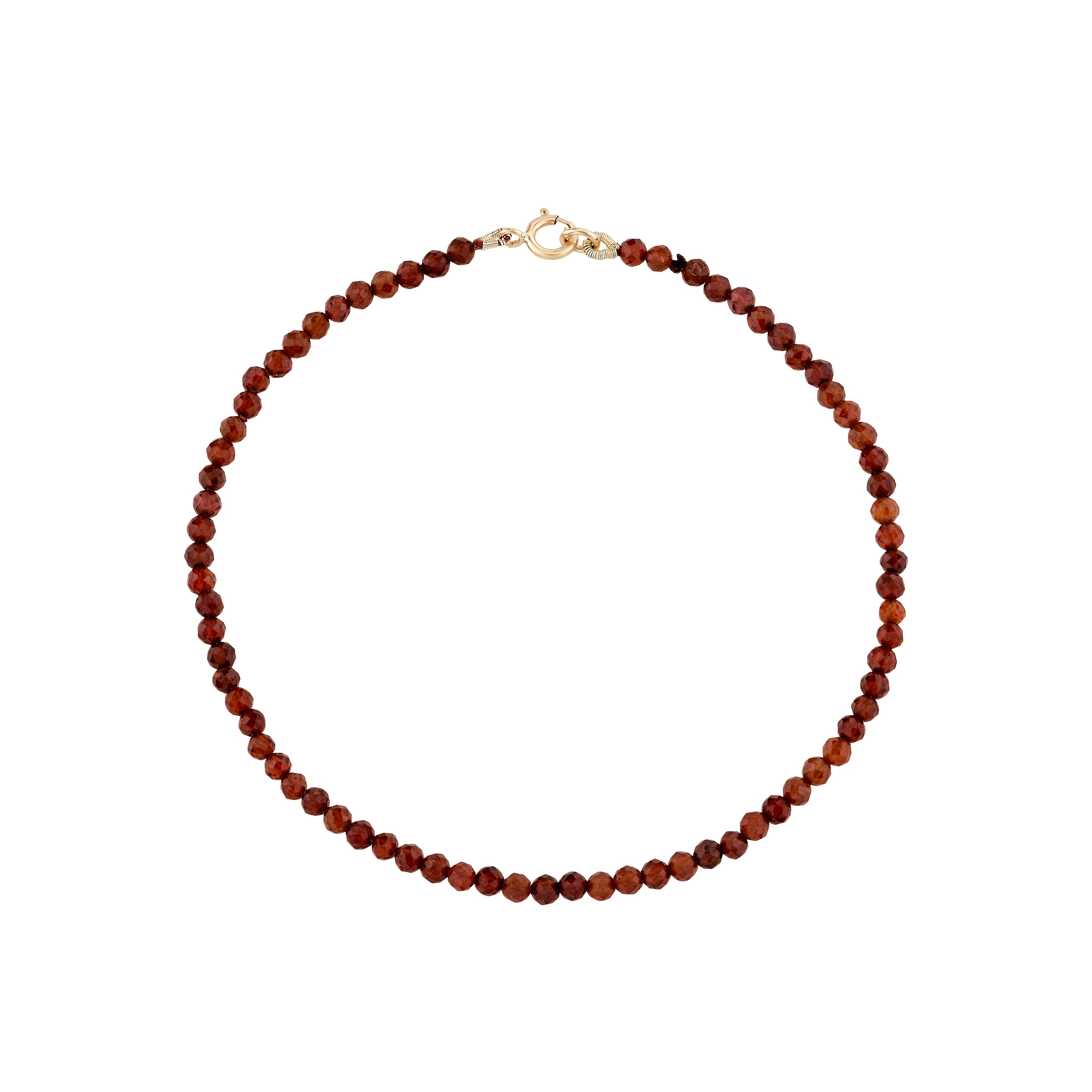 Petite Garnet Beaded Bracelet